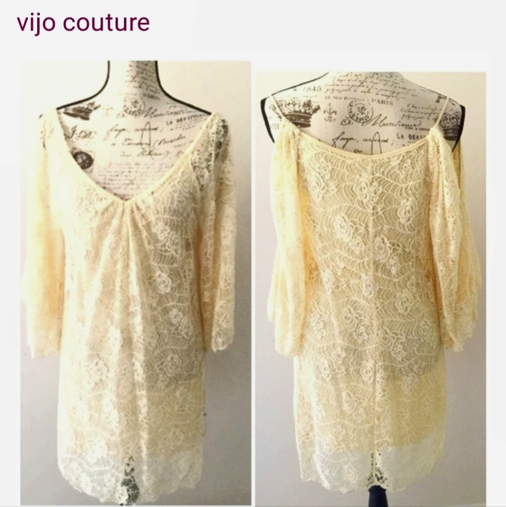 NWT Vijo Couture Lace Dress ❤️